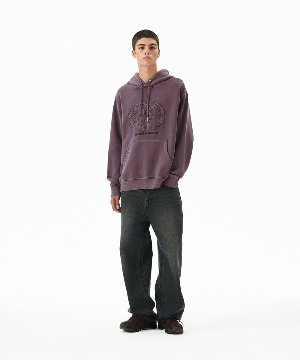 Mahagrid Pigment Eclipse Logo Hoodie