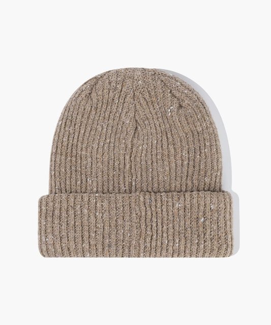 Marithé François Girbaud Classic Logo Nep Beanie Light Brown