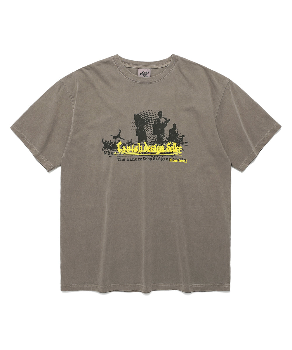 Cavish Pigment Blues Band Short Sleeve Tee