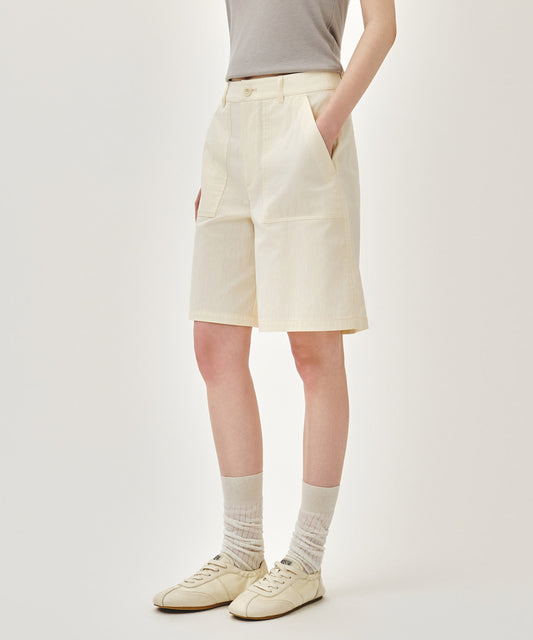 Marithé François Girbaud W BERMUDA HALF PANTS