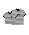 Nice Ghost Club Stripe 3 Star Basic Ringer Tee