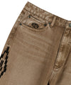 Mahagrid ORTEGA DENIM PANT [BROWN]