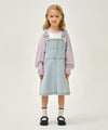 Marithé François Girbaud KIDS W A-LINE DENIM OVERALL SKIRT