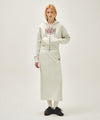 Marithé François Girbaud W CLASSIC LOGO CROP HOODIE ZIPUP
