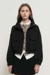 General Idea WOMAN Big Pocket Semi Crop Jacket