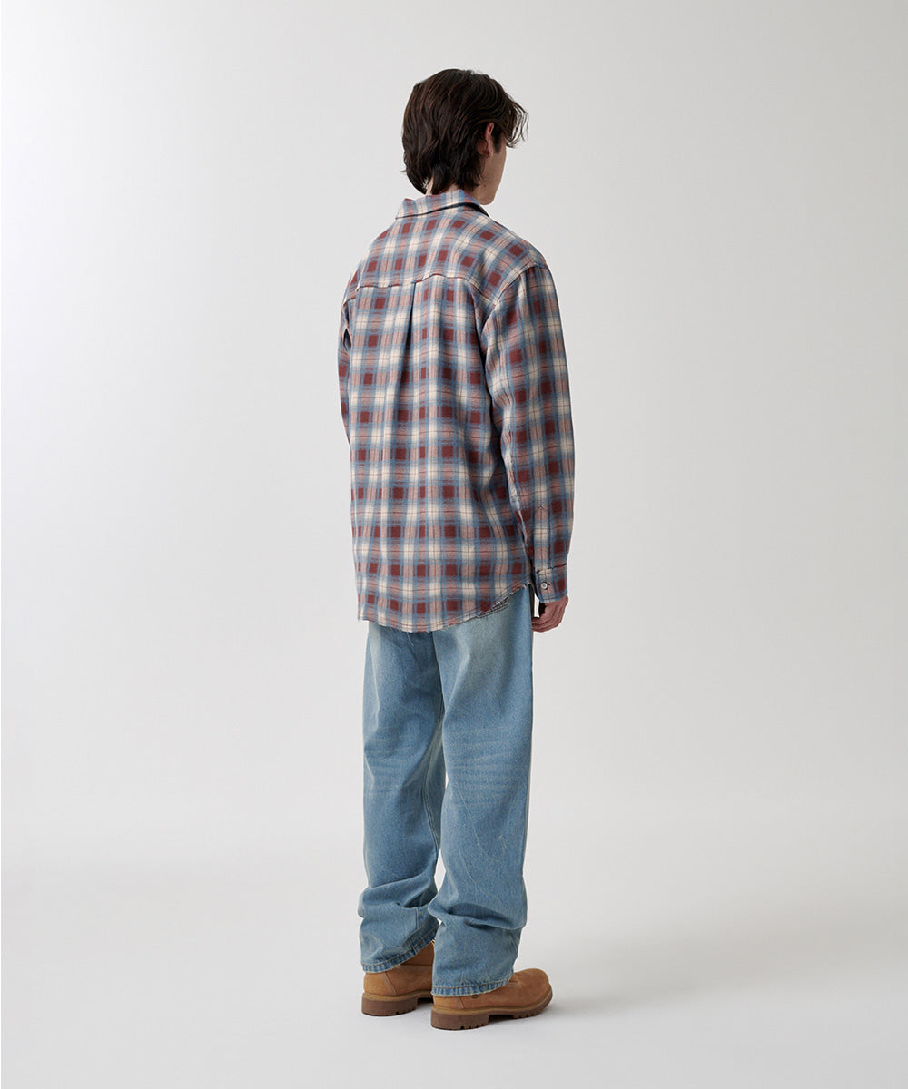Mahagrid Raw Cut Ombre Shirt