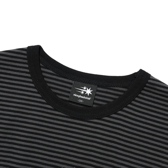 Nice Ghost Club Stripe Rush 3Star Ringer Crop Tee