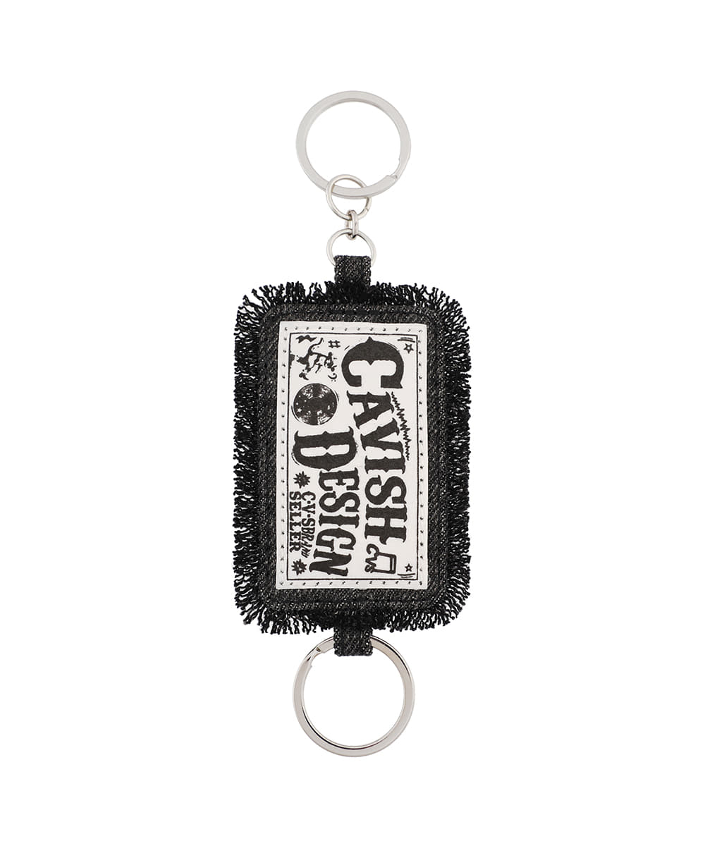 Cavish RAWCUT WASHED DENIM KEYRING