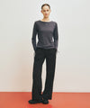 Marithé François Girbaud Marithé SPORT W ATHLEISURE LONG SLEEVE charcoal