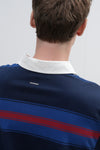 General Idea UNISEX Classic Bold Stripe Rugby T-Shirt