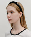 Marithé François Girbaud Regular Logo Velvet Hair Band