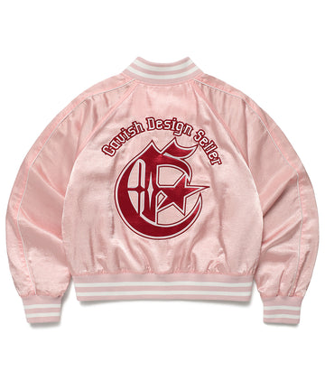Cavish Women's Sideline Bomber Jacket in Pink