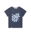 Cavish Vintage Flower Raglan Short Sleeve Tee