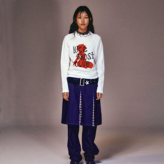 Nice Ghost Club Star Logo Slim Long Sleeve Tee