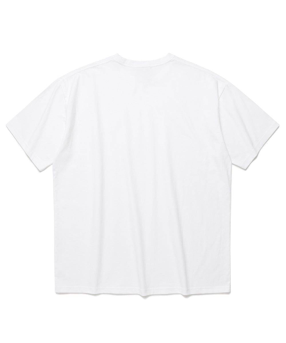 Cavish Blue Snake Short Sleeve Tee [White]