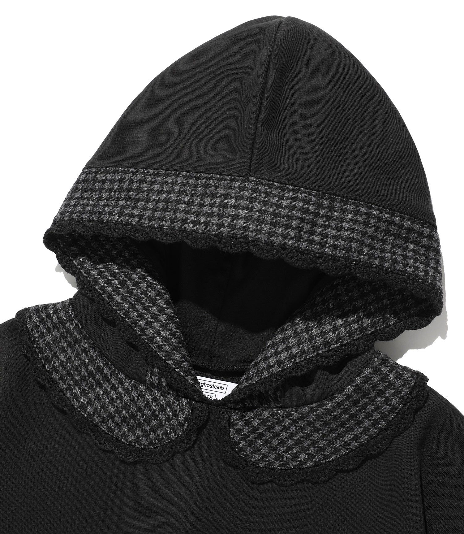 Nice Ghost Club FFATS Round Collar Hoodie [Black]