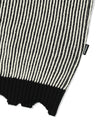 Mahagrid CUTTING CONTRAST HALF ZIP-UP KNIT