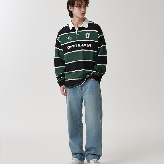 Mahagrid Stripe Rugby Shirt