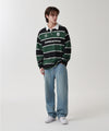 Mahagrid Stripe Rugby Shirt