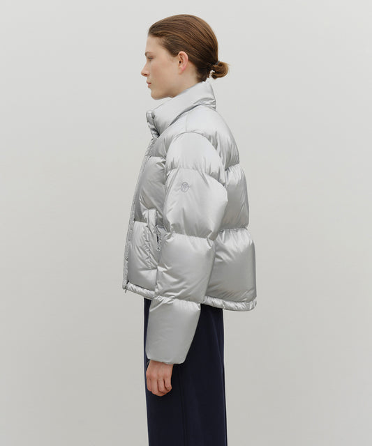 Marithé François Girbaud W GLOSSY CROP DOWN JACKET