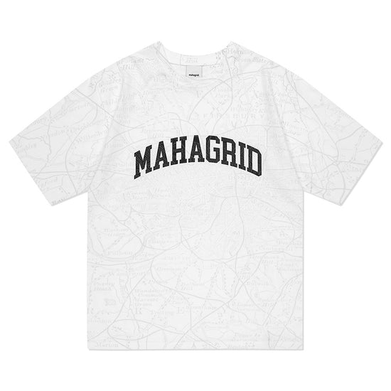 Mahagrid Map All Over Print Tee
