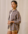 Bitter Cells Pop Overfit Check Shirt