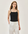 Marithé François Girbaud W CRINKLE SLEEVELESS + CARDIGAN SET