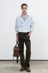 General Idea UNISEX Regular Fit Oxford Stripe Shirt
