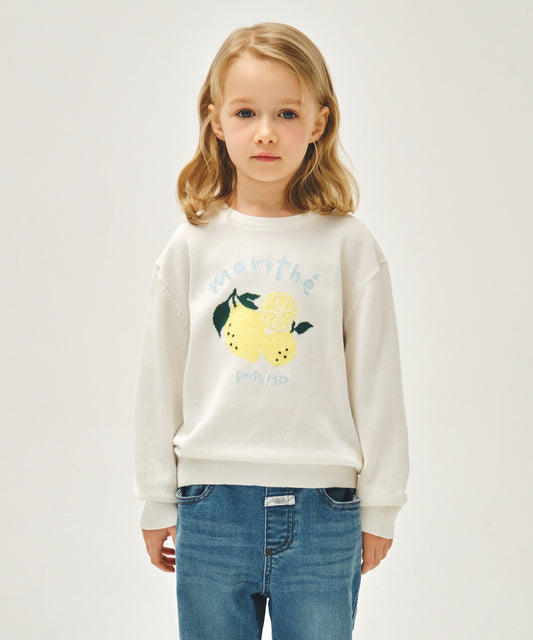 Marithé François Girbaud Kids Citron Knit Pullover