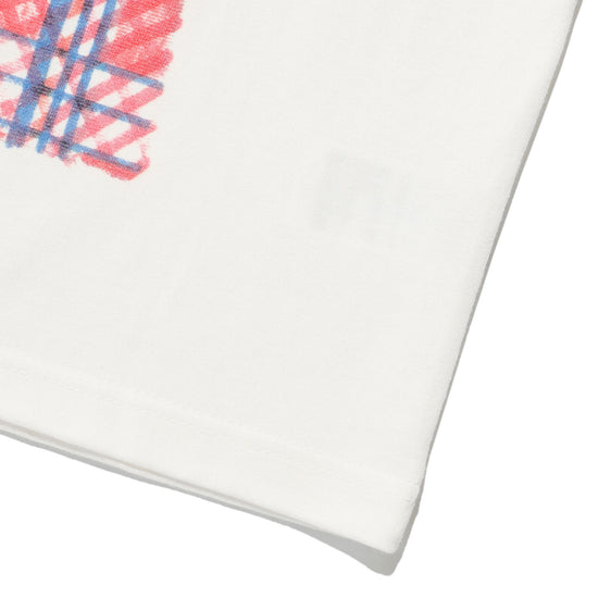 Nice Ghost Club Mimichan Ffats Check Ribbon Big Big Tee [White]