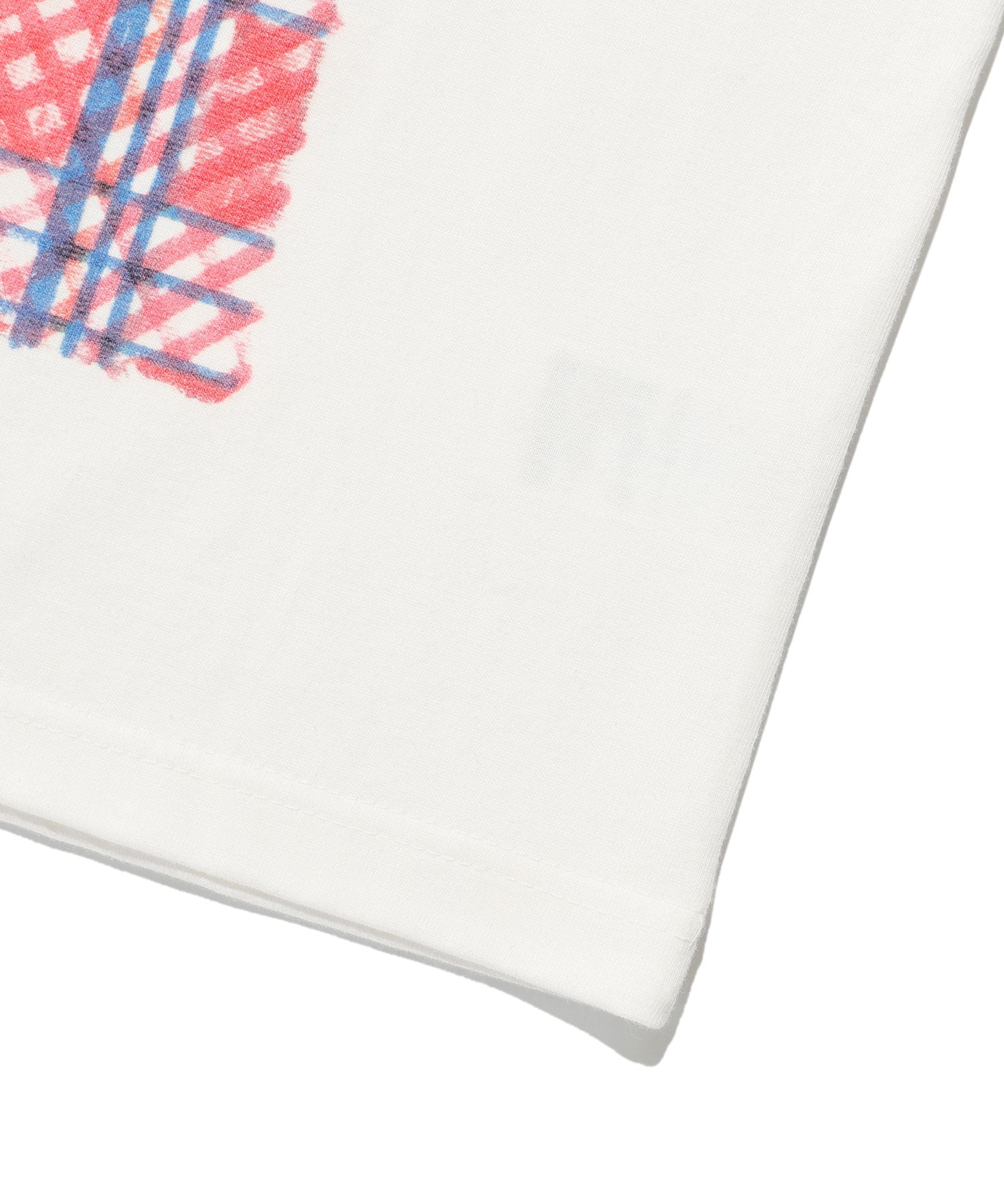Nice Ghost Club Mimichan Ffats Check Ribbon Big Big Tee [White]