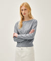 Marithé François Girbaud W BOAT NECK KNIT PULLOVER