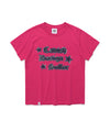 Cavish Women's Rawcut Applique Short Sleeve Tee
