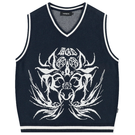 Mahagrid Eclipse Tribal Knit Vest
