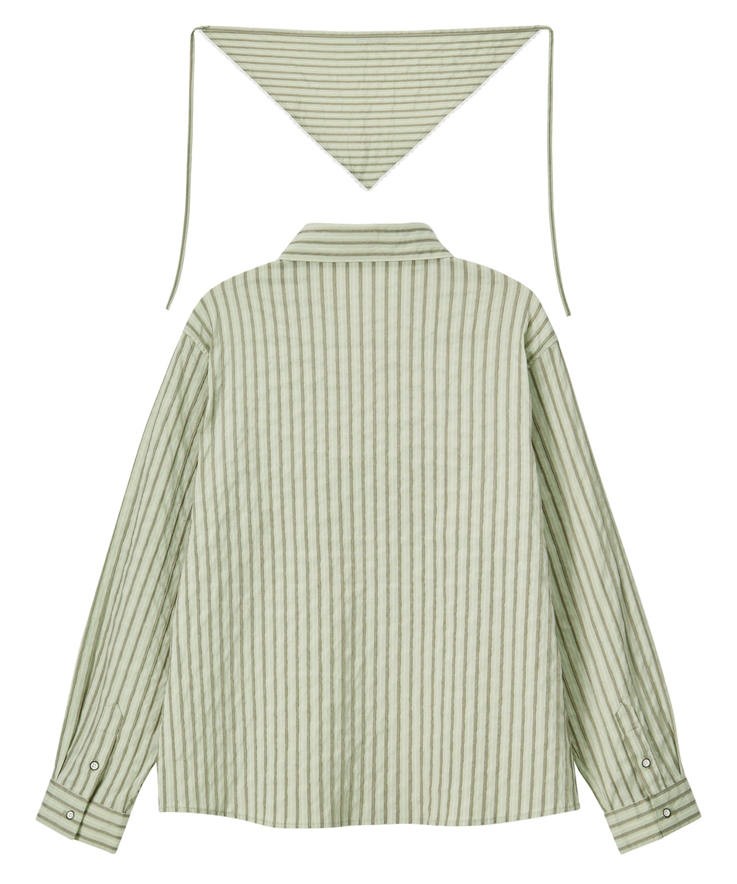 Bitter Cells Iris Shirt & Bonnet Set - Green
