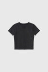 General Idea WOMAN Stripe Crew Neck Half Knit