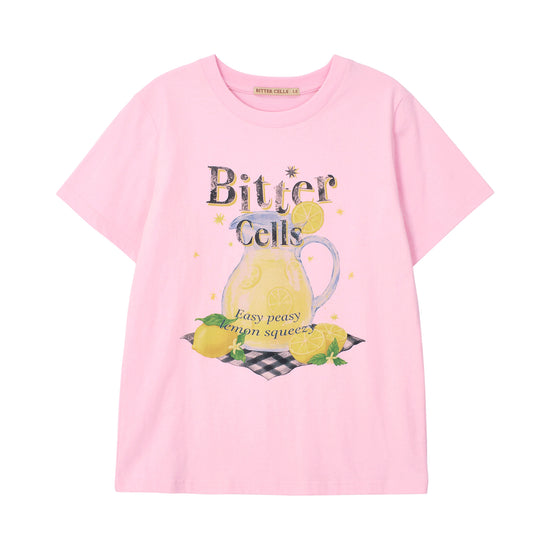 Bitter Cells Lemonade Tee-Pink