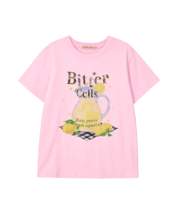 Bitter Cells Lemonade Tee-Pink