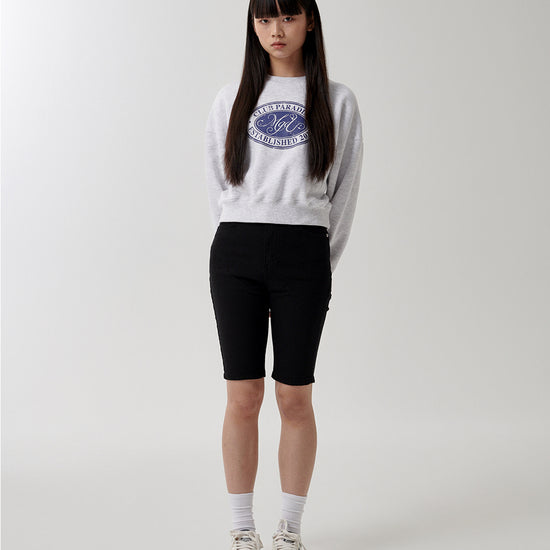 Mahagrid Club Paradise Crop Sweatshirt