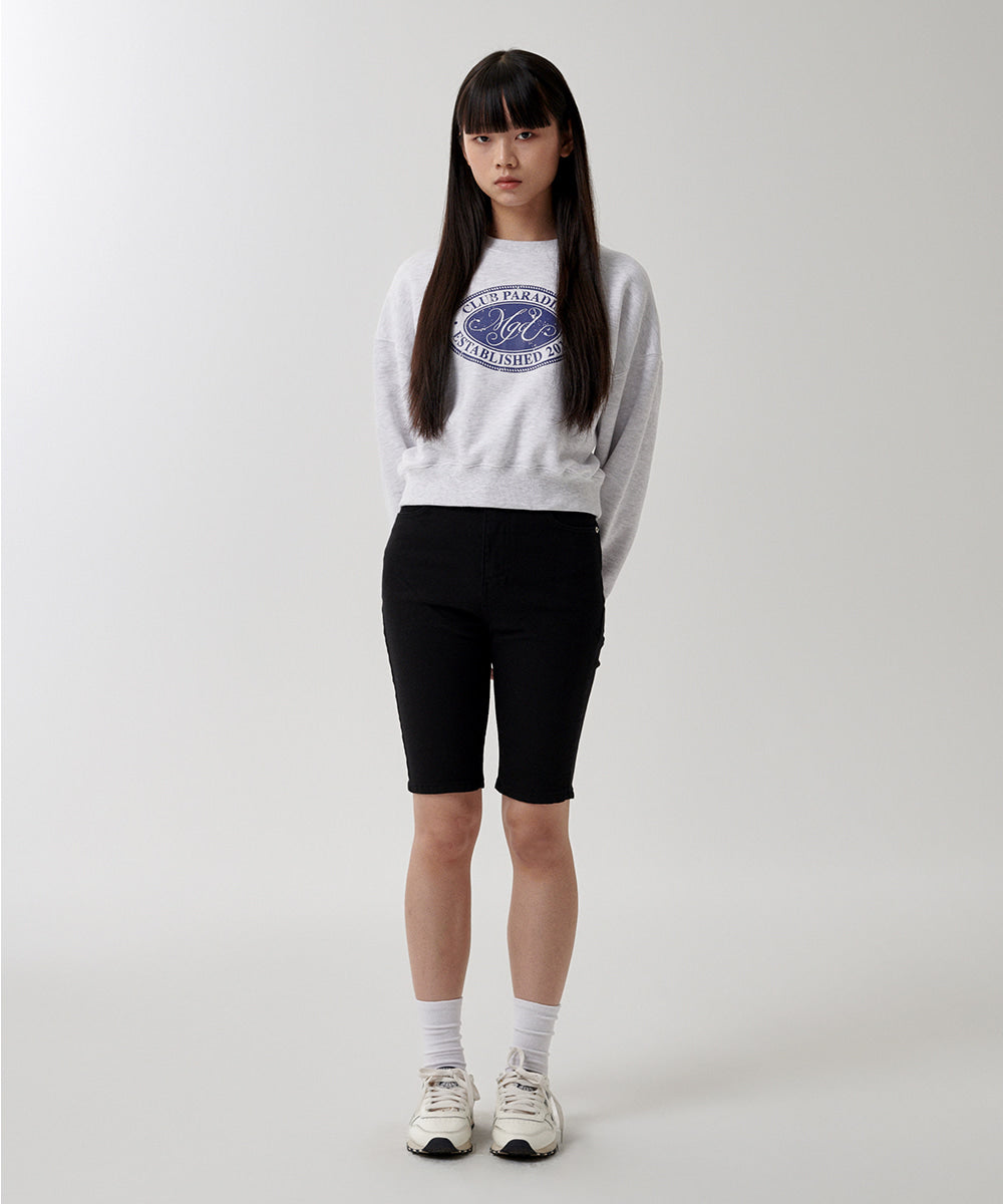 Mahagrid Club Paradise Crop Sweatshirt