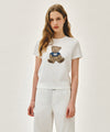 Marithé François Girbaud W DOODLE BEAR TEE