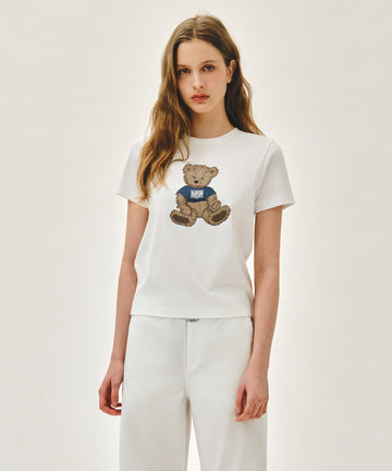 Marithé François Girbaud W DOODLE BEAR TEE