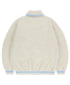 Mahagrid Hairy Collar Knit