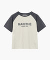 Marithé François Girbaud Women's Raglan Regular Logo Tee