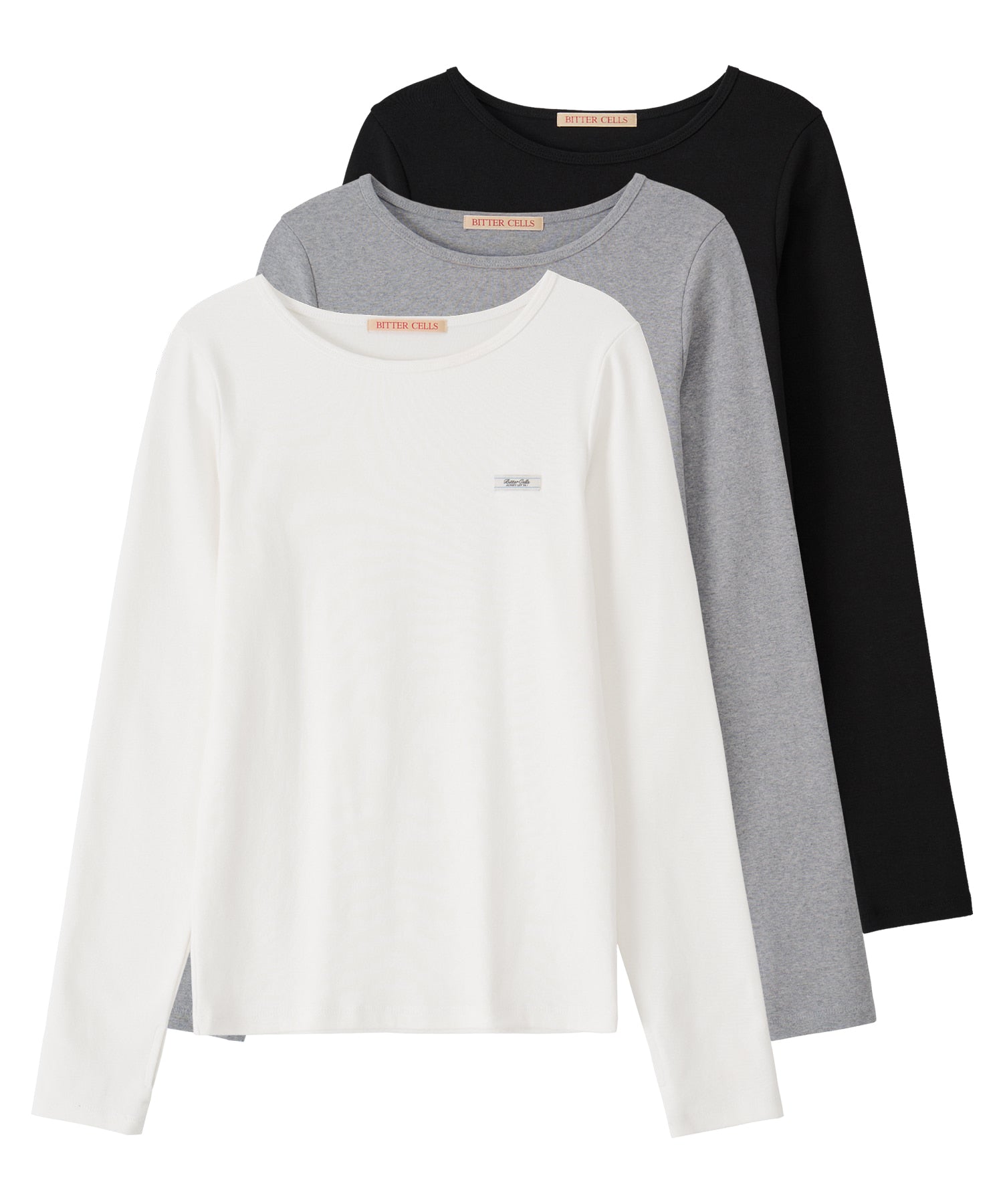 Bitter Cells [Set] Essential Long & 3/4 Sleeve Tee