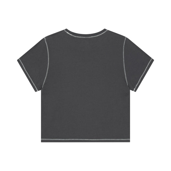 Mahagrid Pigment Butterfly Goth Crop Tee