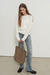 General Idea WOMAN Bootcut Washed Denim Pants