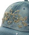 Mahagrid Washed Denim Cross Star Cap [Blue]