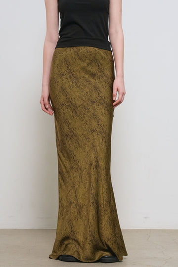 General Idea WOMAN Printed Bias Long Skirt