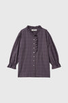 General Idea WOMAN Check Frill Blouse